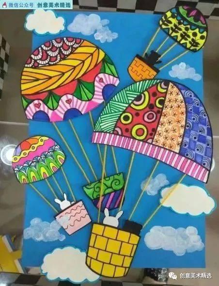 儿童创意画作品图片大全,儿童创意画作品集锦