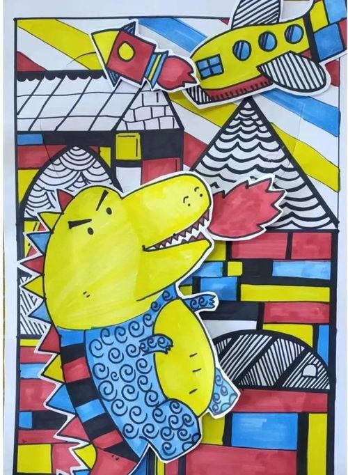 儿童创意画作品图片大全,儿童创意画作品集锦