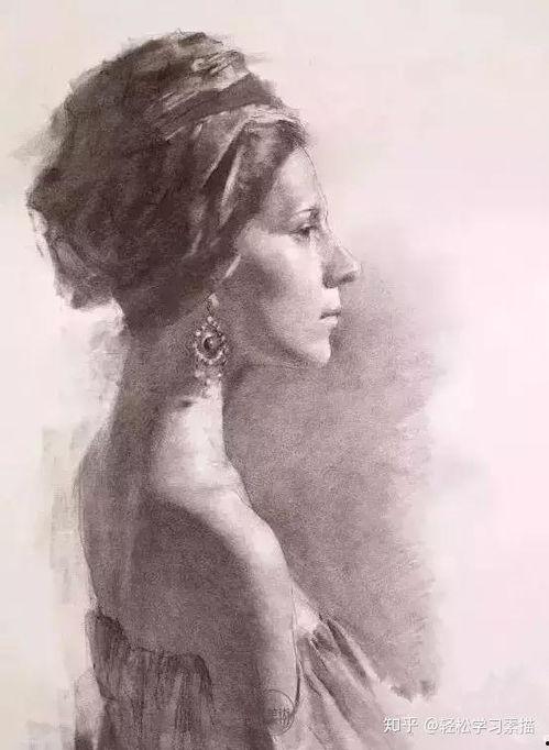 花旦素描图片大全,素描中的戏曲魅力