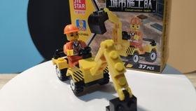 乐高挖土机拼装视频,轻松打造迷你工程奇迹